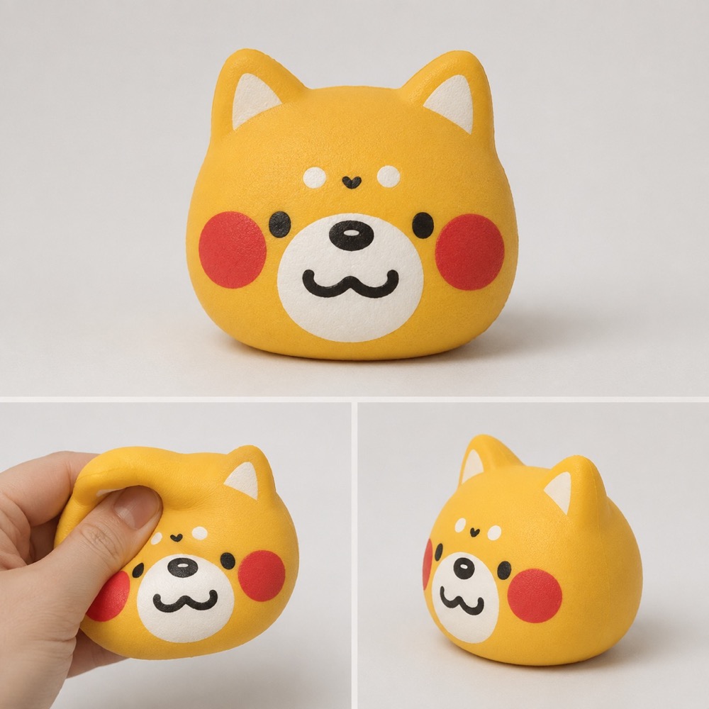 自由形状スクイーズのデザイン例